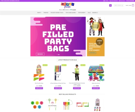 Party Pocket UK - Project