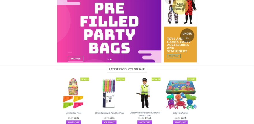 Party Pocket UK - Project