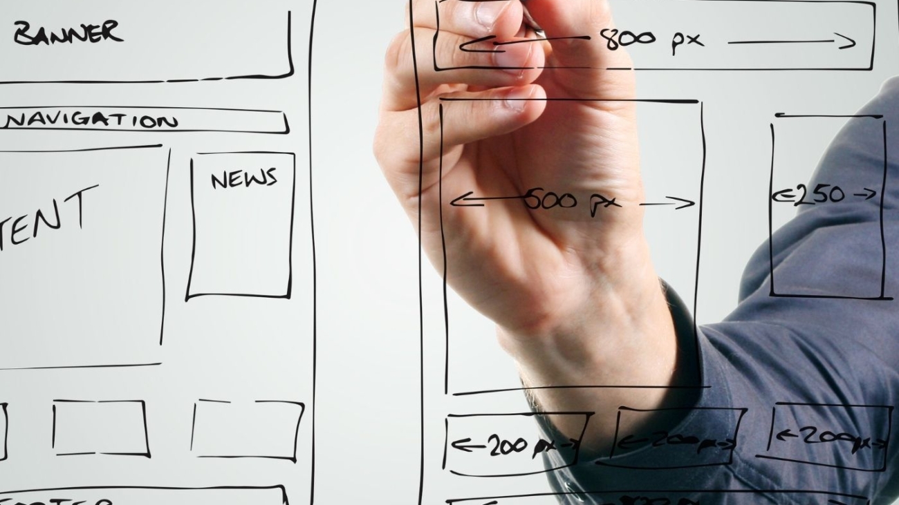 Responsive home improvement website on mobile and desktop screens