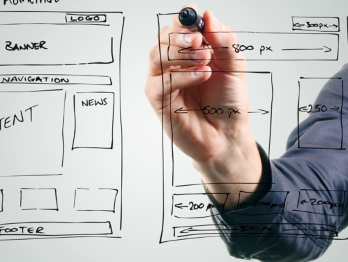 Responsive home improvement website on mobile and desktop screens